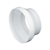 DEN BRAVEN Redukce kulatých kanálů pr. 125/120mm, bílá DEN BRAVEN Redukce kulatých kanálů pr. 125/120mm, bílá